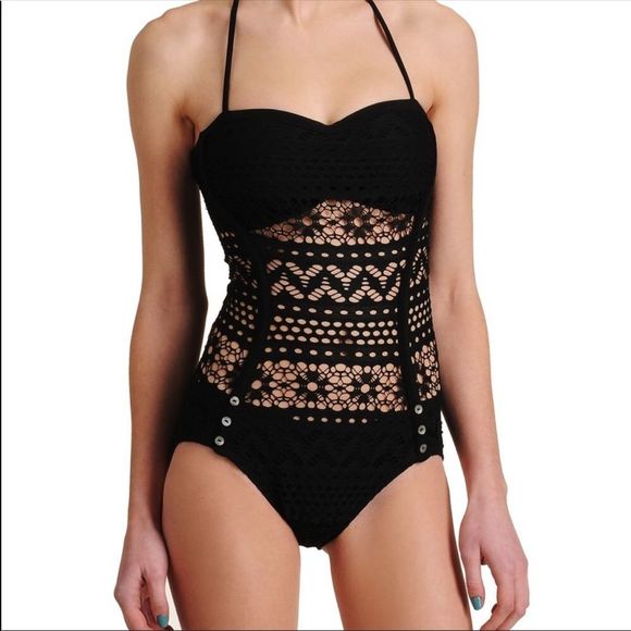 Robin Piccone Other - ROBIN PICCONE | Black Cutout One Piece Swimsuit 8